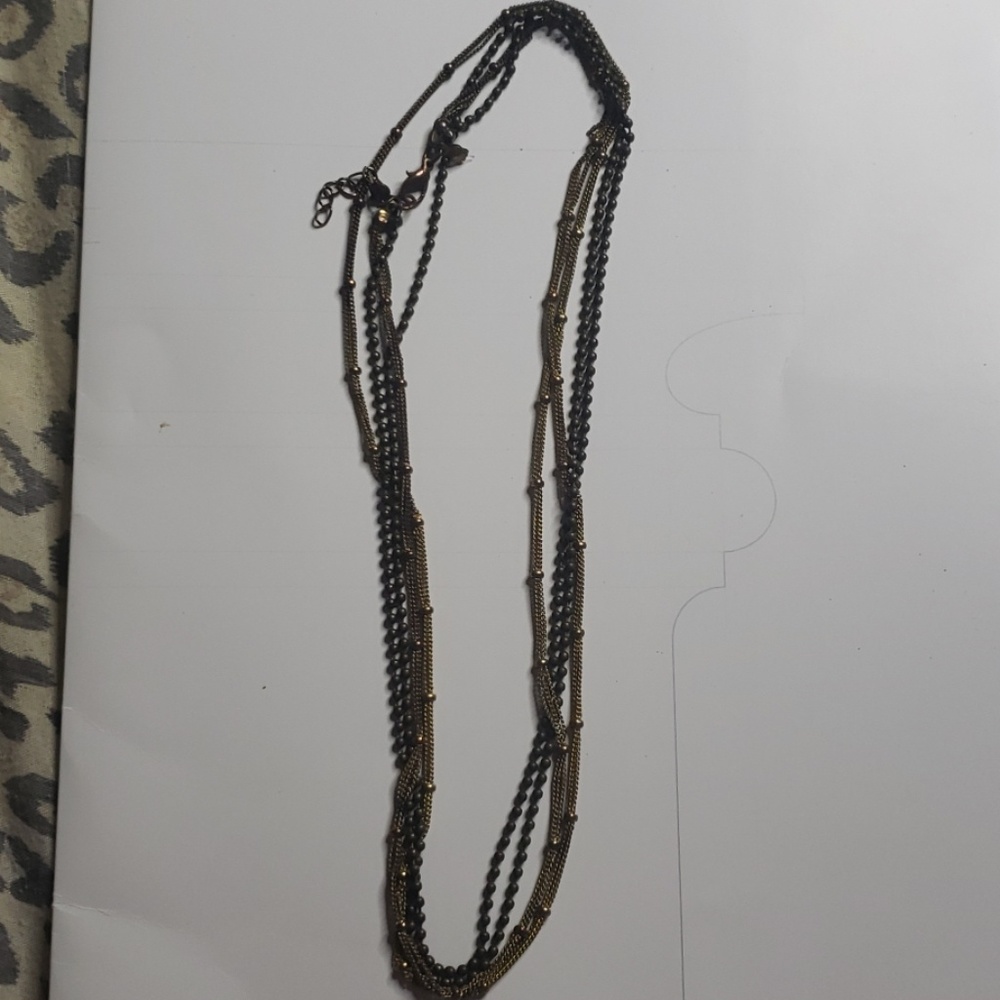 Long layering necklace